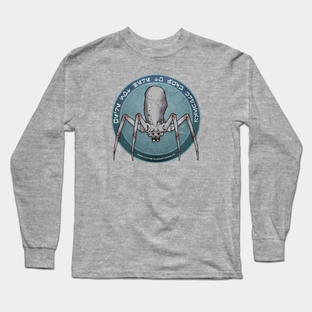 We're Not Here To F*ck Kryknas (Blue) Long Sleeve T-Shirt by Blue Bantha Milk Co